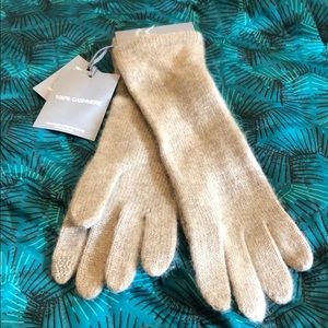 NWT Hannah Rose 100% cashmere gloves